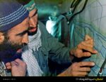 لشکر ۱۰ سیدالشهدا (ع) / از راست (حاج علی فضلی فرمانده لشکر 10 سیدالشهدا(ع)-شهید جعفر جنگروی قائم مقام لشکر10سیدالشهدا(ع))