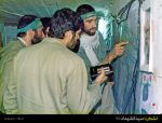 لشکر ۱۰ سیدالشهدا (ع) / از راست (حاج علی فضلی فرمانده لشکر 10 سیدالشهدا(ع))عملیات والفجر 8