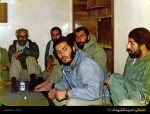 لشکر ۱۰ سیدالشهدا (ع) / از راست (برادر عاطفی-برادر محمد حسن حسنیان-برادر عبدالوهاب-ناشناس-ناشناس)عملیات والفجر 8