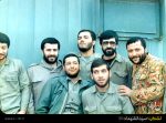 لشکر ۱۰ سیدالشهدا (ع) / از راست ردیف آخر(برادر تیموری-سیدمیرضی-شهید محمد حسن حسنیان-شهید حسن احسانی نجات-ناشناس) از راست ردیف اول(ناشناس-شهید حسین اسکندرلو فرمانده گردان علی اصغر(ع))