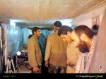 لشکر ۱۰ سیدالشهدا (ع) / از راست(شهید جعفر جنگروی قائم مقام لشکر10سیدالشهدا(ع)-ناشناس-شهید شاه حسینی-ناشناس)