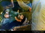 لشکر ۱۰ سیدالشهدا (ع) / پیکر شهید امینی در عملیات والفجر 8 لشکر 10 سیدالشهدا(ع)